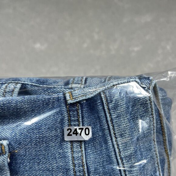 Agolde Jeans Womens 28 Blue Toni Skinny Made in USA Light Wash Stretch Raw Hem - Picture 11 of 11